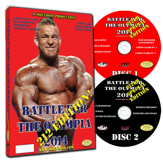 Battle For The Olympia 2014- 212lb Edition 2 Disc DVD